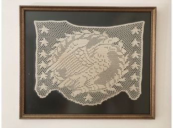 Antique Crochet. 23' X 19' Eagle