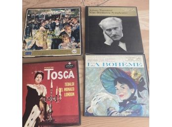 Record Lot 'G' -Four Boxed Sets Classical LP Records