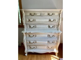 Vintage Off White French Tall Dresser 44' X 21' X 57'