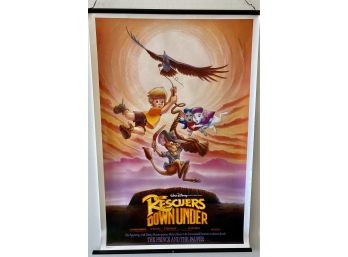 Original Disney 'Rescuers Down Under' Movie  Poster