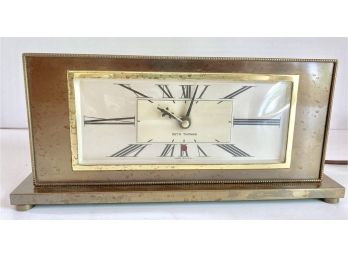 Vintage Art Deco Seth Thomas Bronze Electric Clock