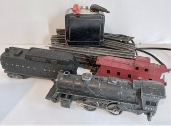 Old Lionel 3 Pc Train W/ Locomotive , Tracks ++++
