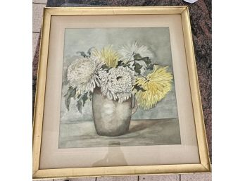 Vintage Still Life Watercolor - Great Artist And Colors