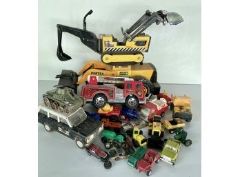 Vintage Toy Vehicle Lot Tonka. Buddy L , Tin Tank +++++