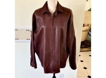Men’s Ralph Lauren Polo Leather Jacket ~ Size M ~