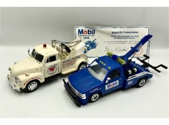 2 Tow Trucks ~ Mobil 1995& Thunder Towing  1953~