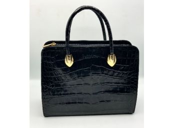 Bettina Black Leather Purse ~ Made In Italy ~