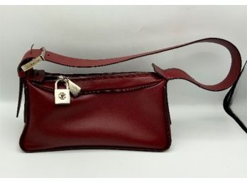 Bailey Red Leather Purse ~ Made In Italy ~
