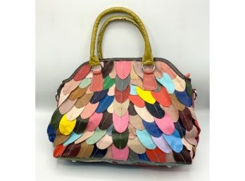 Chaos  Multi Colored Patchwork Leather Purse