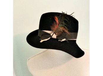 Black Ladies Hat - Georgette Of New York