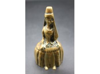 Solid Brass Lady Bell