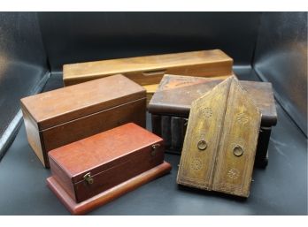 Vintage Wood Box Lot