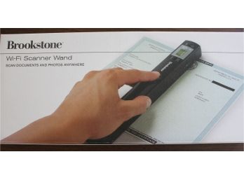 BROOKSTONE WIFI SCANNER WAND! Scan Your Donuments Anywhere! NIB