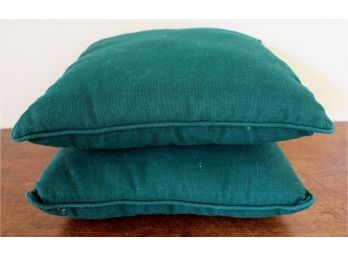 Pair OF 2 Forest Green Pillows