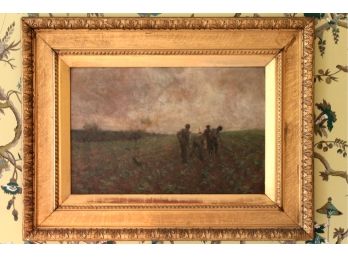 Antique English Oil Painting By Maud Raphael Jones (1863-1935)