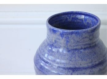 Beautiful Blue Glazed Ceramic Vase