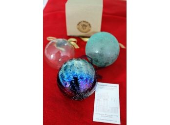 Great Hand Blown Glass Christmas Ornaments, Including Hudson Beach Glass!