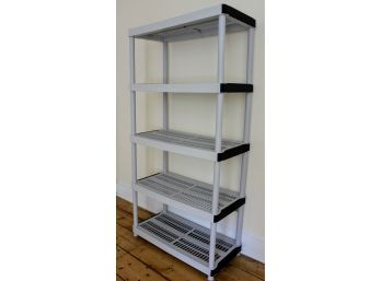 KETER Plastic Shelving System With 4 Shelves!