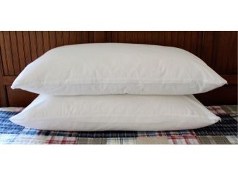 Pair Of Gorgeous KING SIZE DOWN Pillows! 1st Of 2