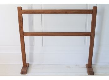 Beautiful Antique SHAKER Pine Quilt Rack Hanger!