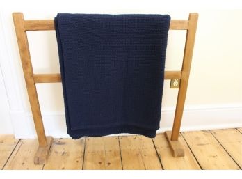 Gorgeous Navy Blue Cotton Blanket!