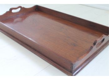 Lovely Antique Vintage Wooden Tray With Beautiful Wood Grain!