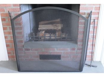 Nice Heavy Quality Modern Firescreen!