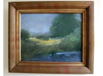 'GARRISON TWILIGHT' Oil On Canvas Framed Painting By R. SCHNEIDER From 1993