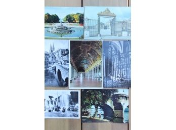 Great Mixed Group Of Vintage French Postcards From Versailles, Chartes, Paris, Etc.!