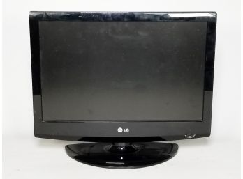 An LG 19' TV On Stand