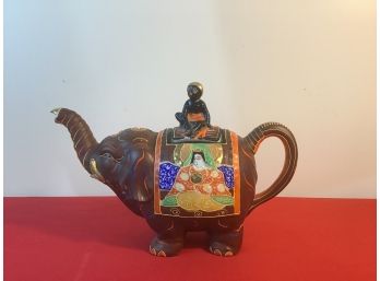 Antique Elephant T Pot