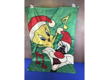 Lot Of 3 Christmas Flags