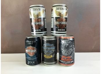 Lot Of Harley Davidson Collectible Cans