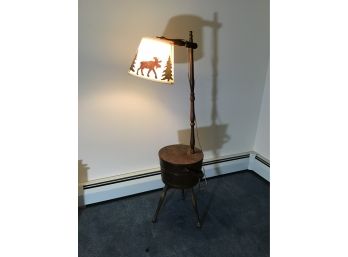 Sewing Box Floor Lamp