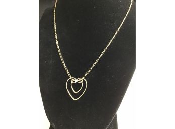 14 K Gold Heart Necklace