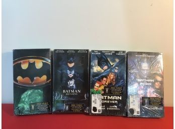 Lot Of Bat Man VHS Movies Sealed