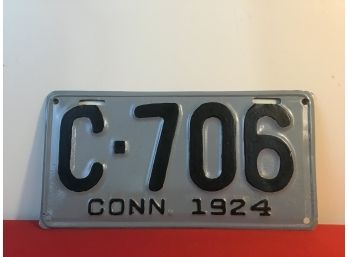 License Plate C 706