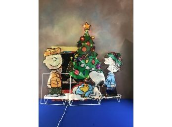 Peanuts Lighted Lawn Christmas Decor