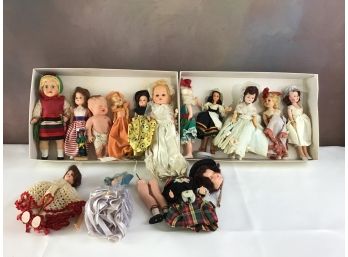 Vintage Lot Of Dolls