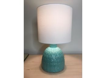 Pretty Turquoise Ceramic Lamp