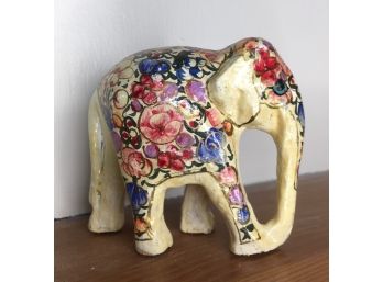 Adorable Little Paper Mache Elephant