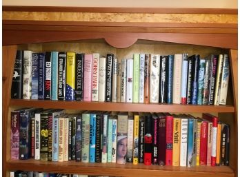 One Full Bookcase, Hardcover Fiction & Others