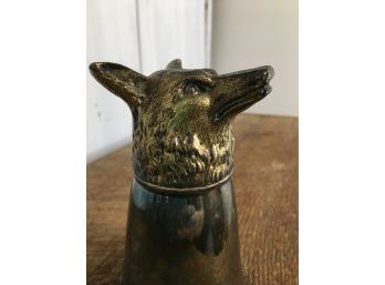 Antique Set Of Collectible Fox Head Stirrup Cups