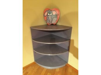 Corner Shelf & Elephant Art Combo