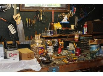 Contents Of Work Shop Tools And More