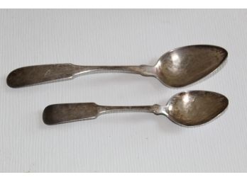 2 Coin Silver Spoons