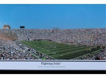 Large Official Notre Dame Football Photograph-by Photographer Rob Arra