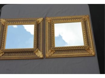 2 Amazing Gold-Framed Mirrors - Great Home Decor