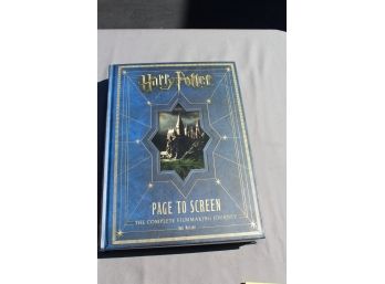 Excellent Harry Potter Book, 'PAGE TO SCREEN - The Complete Filmmaking Journey'