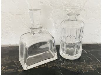 Signed And Numbered Heavy Crystal Decanters